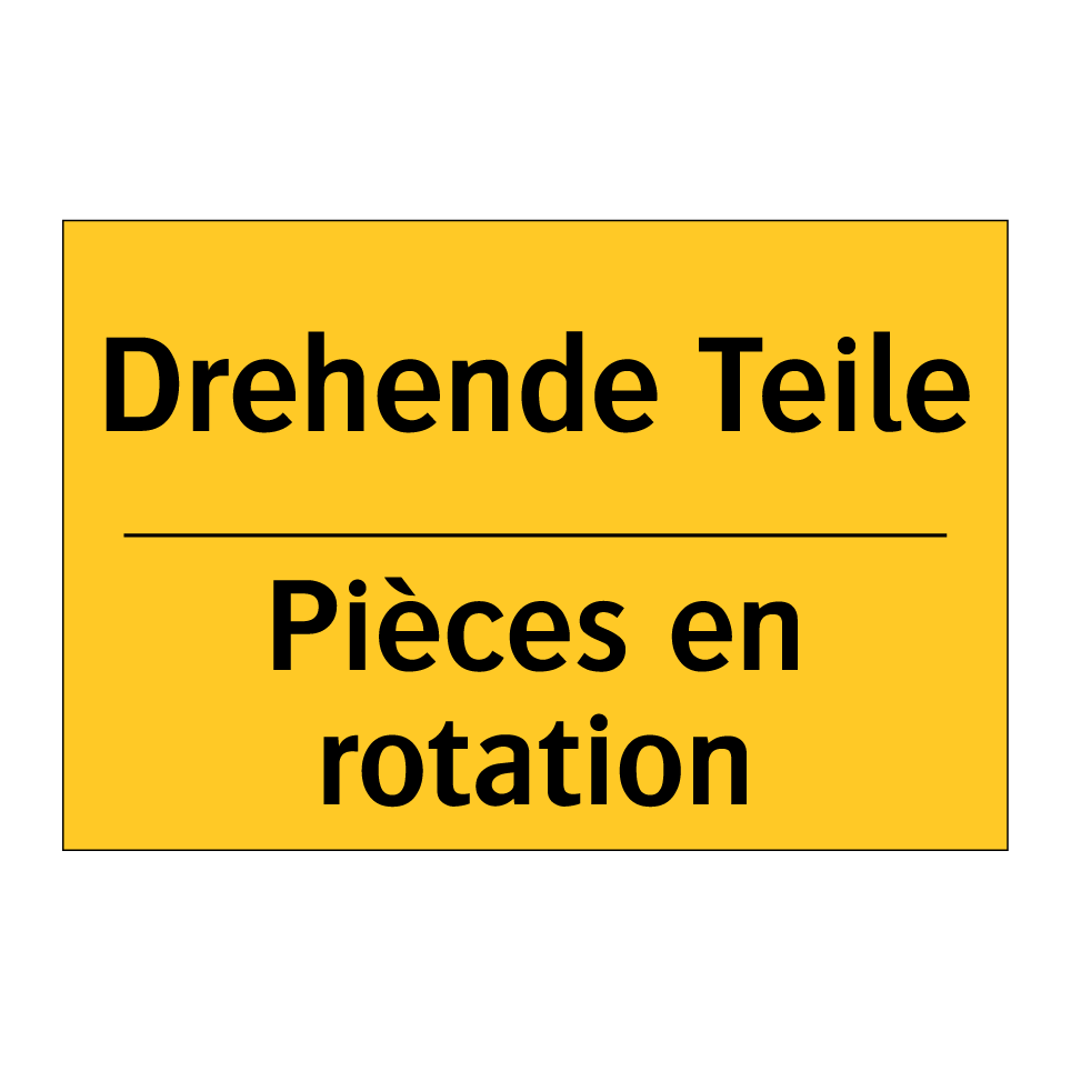 Drehende Teile - Pièces en rotation