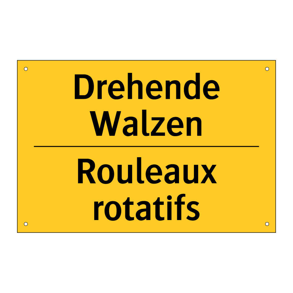 Drehende Walzen - Rouleaux rotatifs