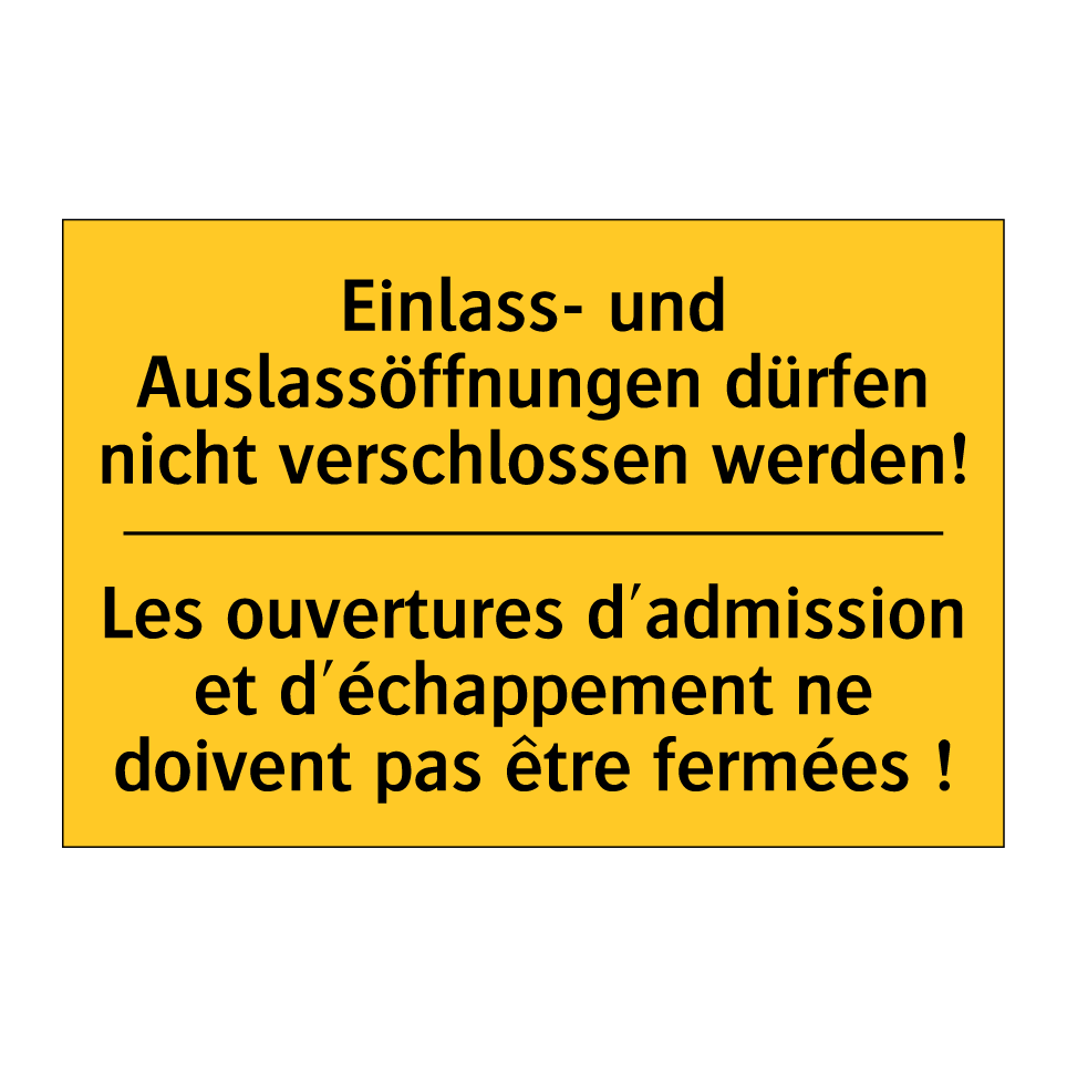 Einlass- und Auslassöffnungen  /.../ - Les ouvertures d'admission et  /.../