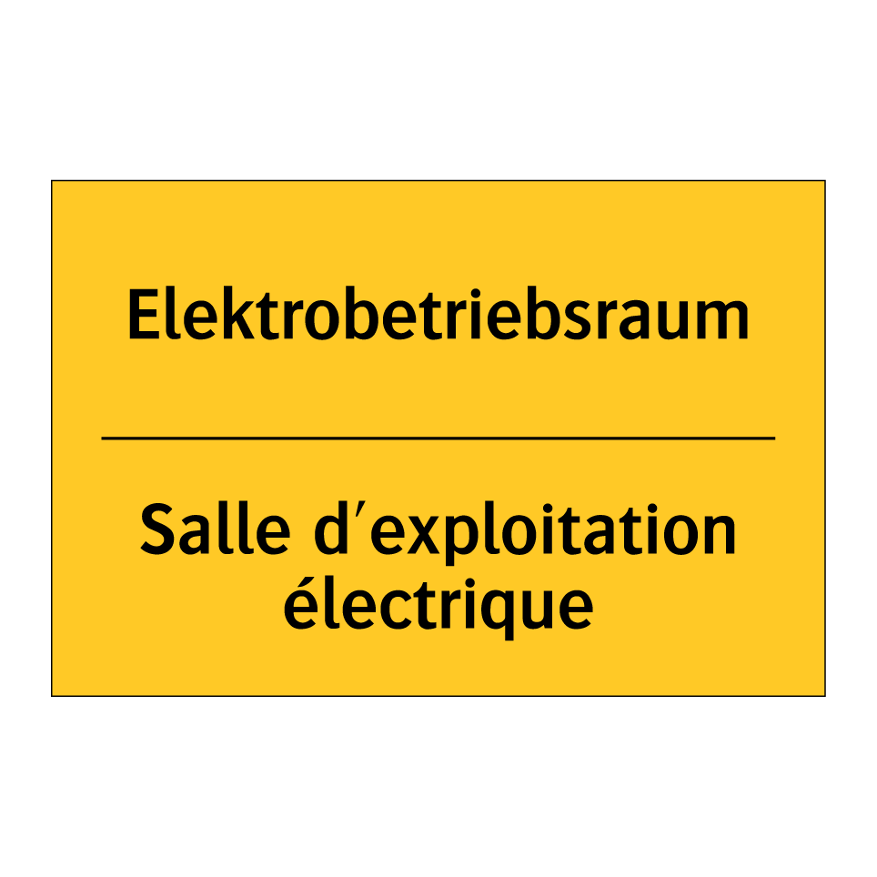 Elektrobetriebsraum - Salle d'exploitation électrique /.../