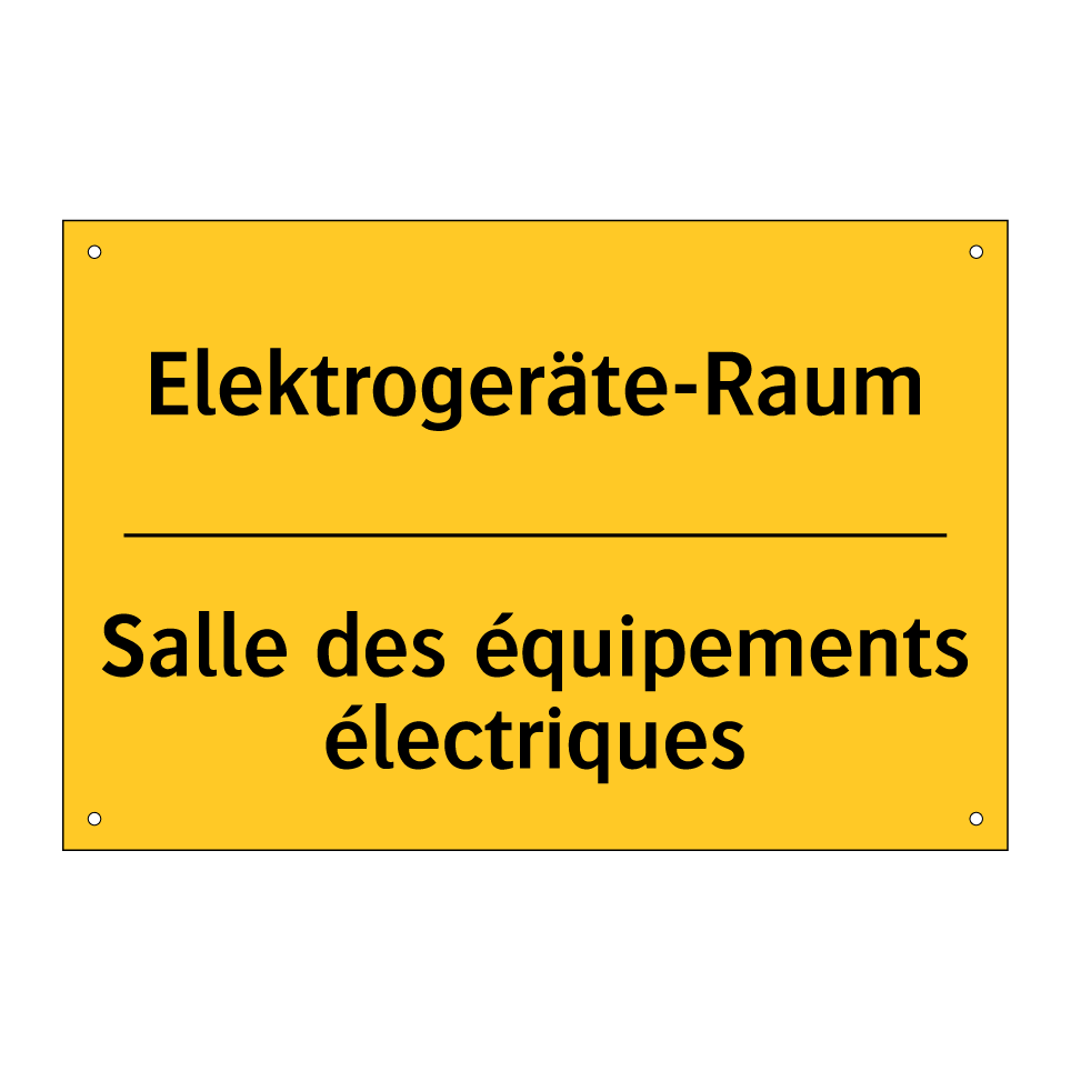Elektrogeräte-Raum - Salle des équipements électriques /.../