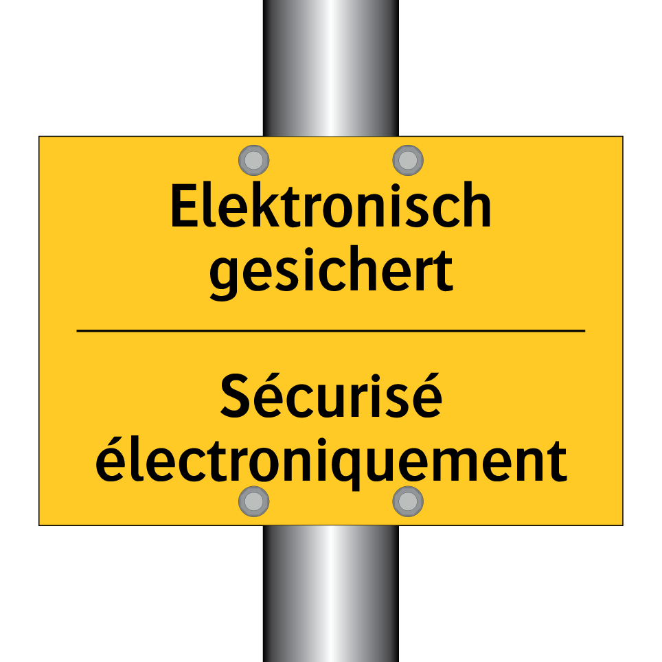 Elektronisch gesichert - Sécurisé électroniquement