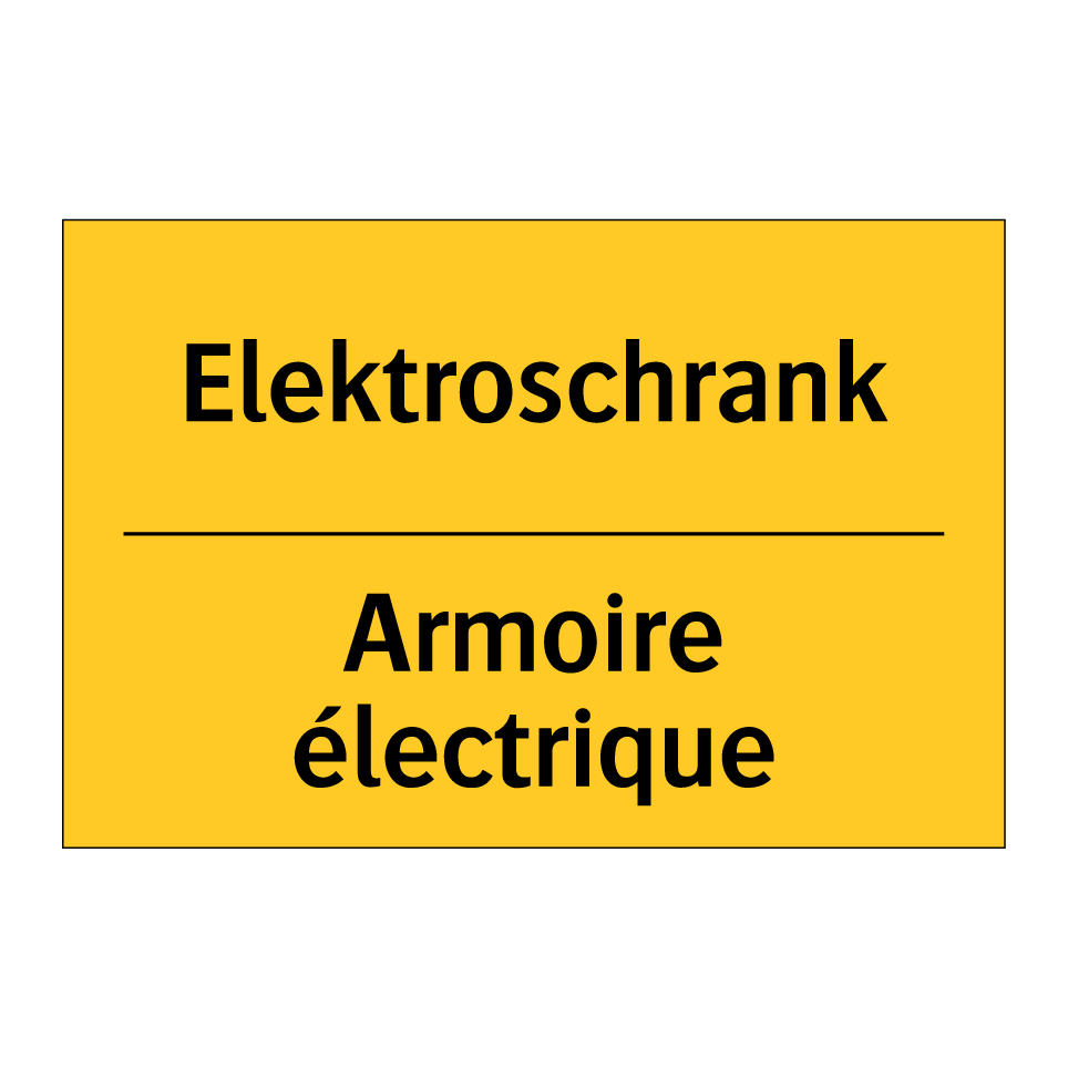 Elektroschrank - Armoire électrique