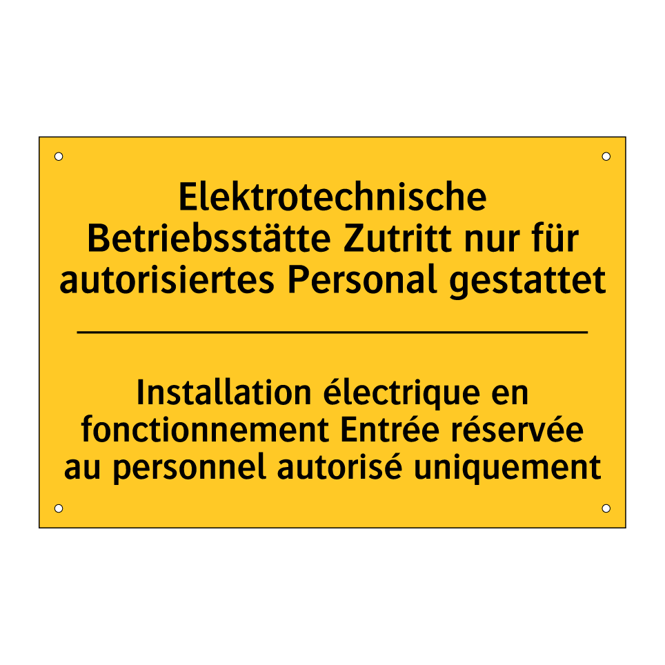 Elektrotechnische Betriebsstätte  /.../ - Installation électrique en fonctionnement  /.../