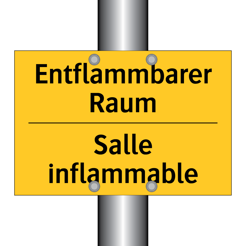 Entflammbarer Raum - Salle inflammable