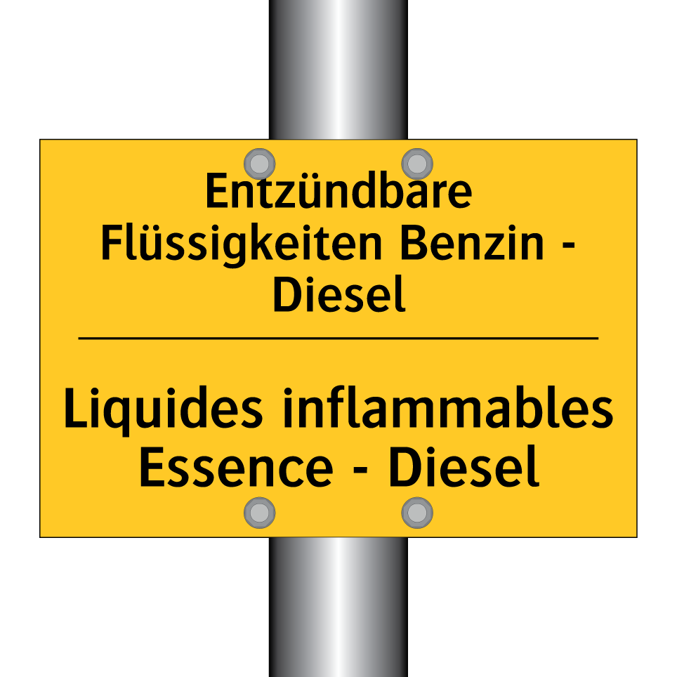 Entzündbare Flüssigkeiten Benzin  /.../ - Liquides inflammables Essence  /.../