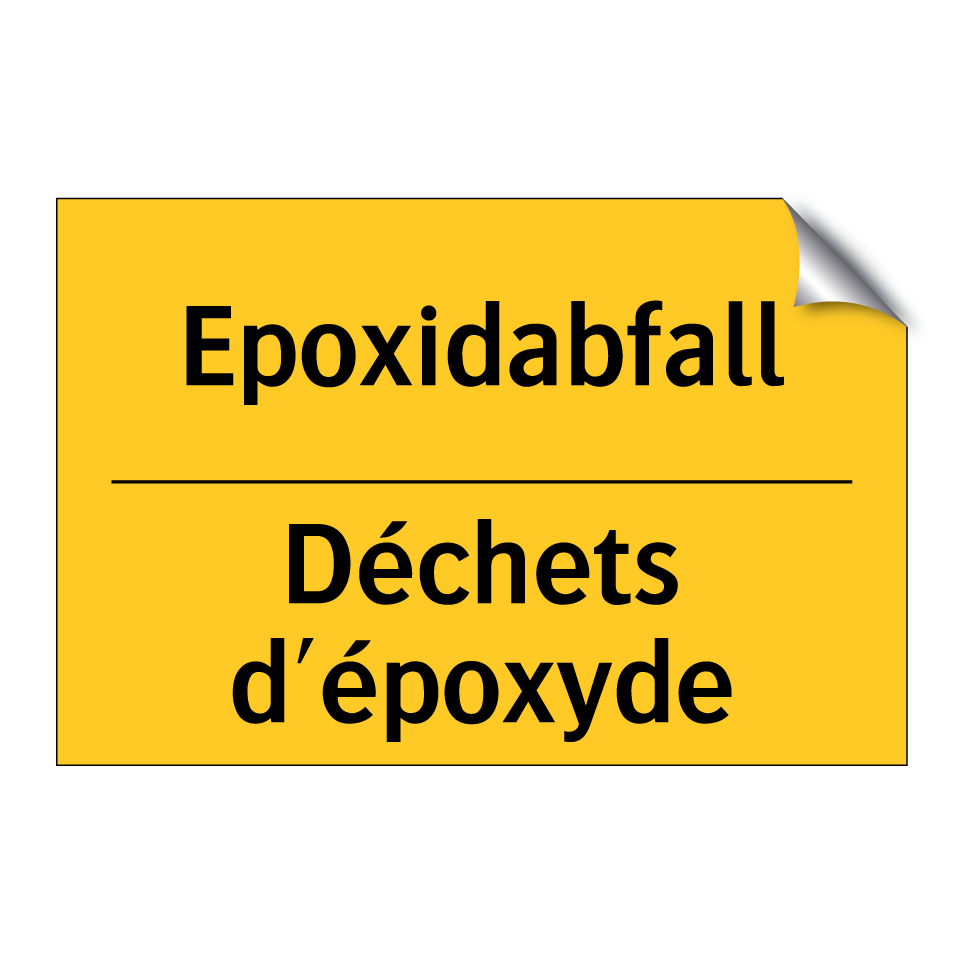 Epoxidabfall - Déchets d'époxyde