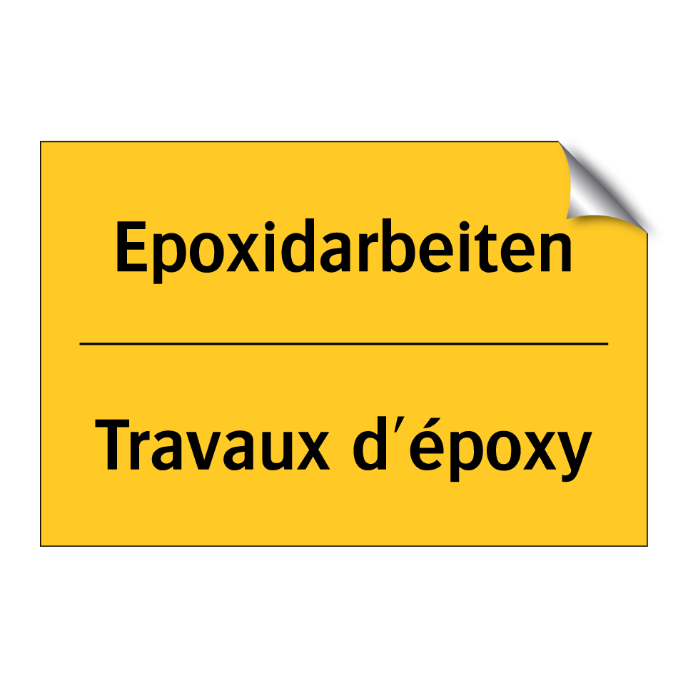 Epoxidarbeiten - Travaux d'époxy