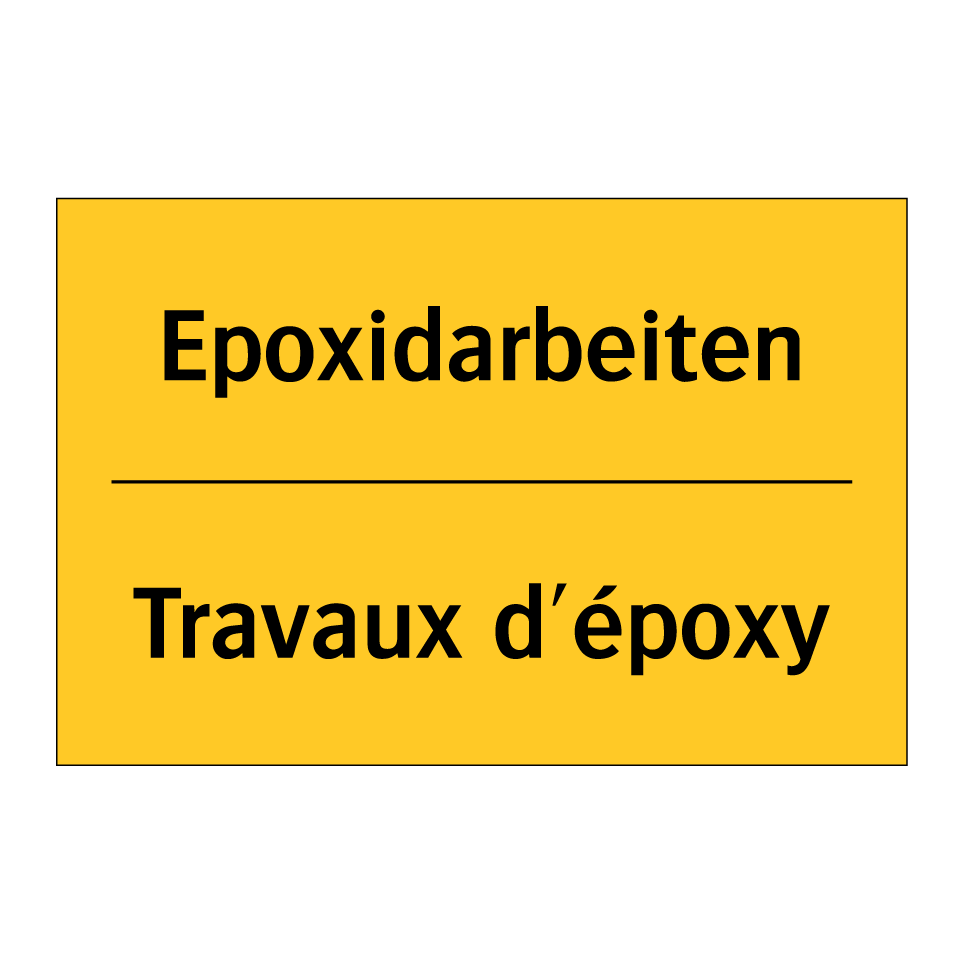 Epoxidarbeiten - Travaux d'époxy