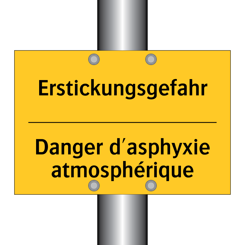 Erstickungsgefahr - Danger d'asphyxie atmosphérique /.../