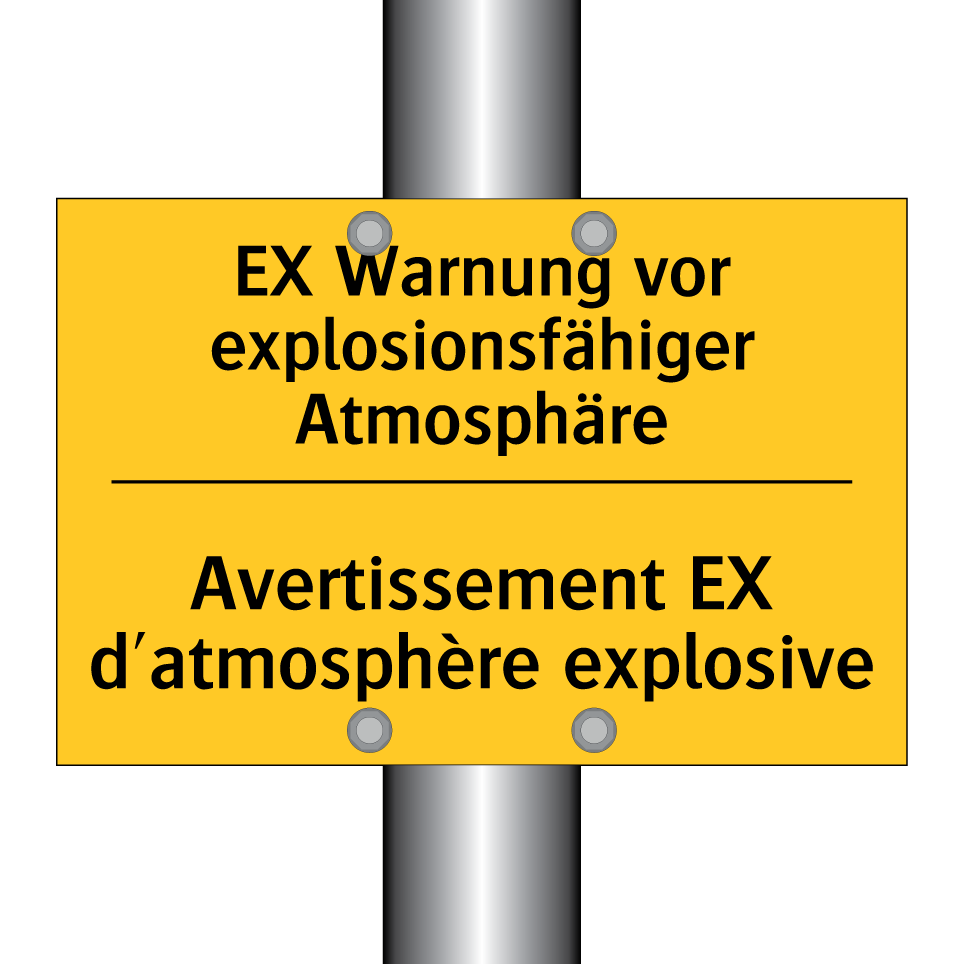 EX Warnung vor explosionsfähiger  /.../ - Avertissement EX d'atmosphère  /.../