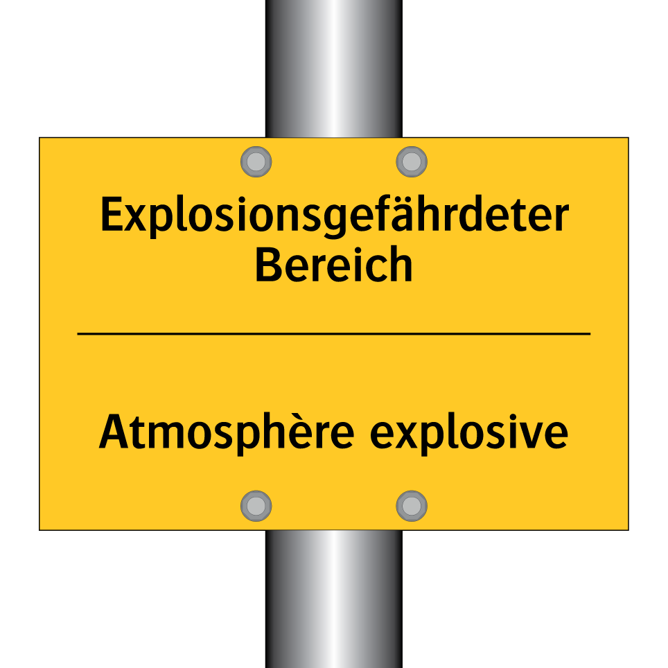 Explosionsgefährdeter Bereich - Atmosphère explosive