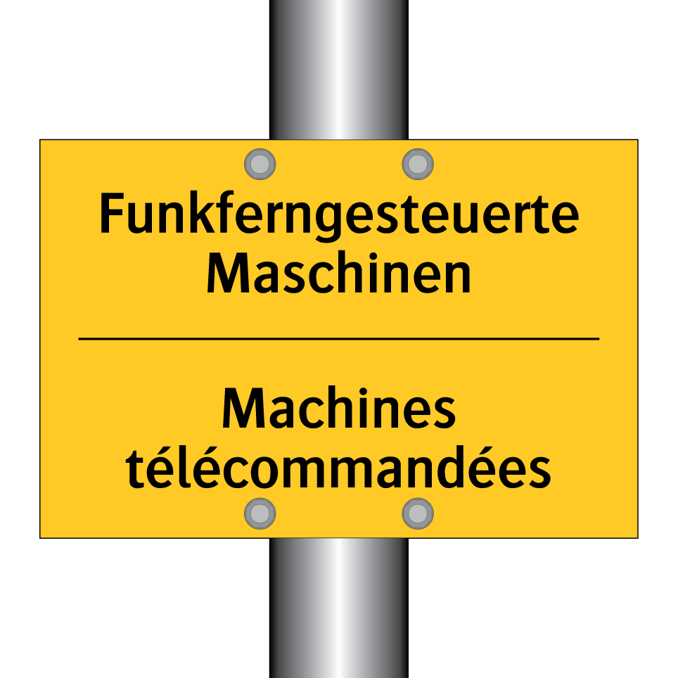 Funkferngesteuerte Maschinen - Machines télécommandées