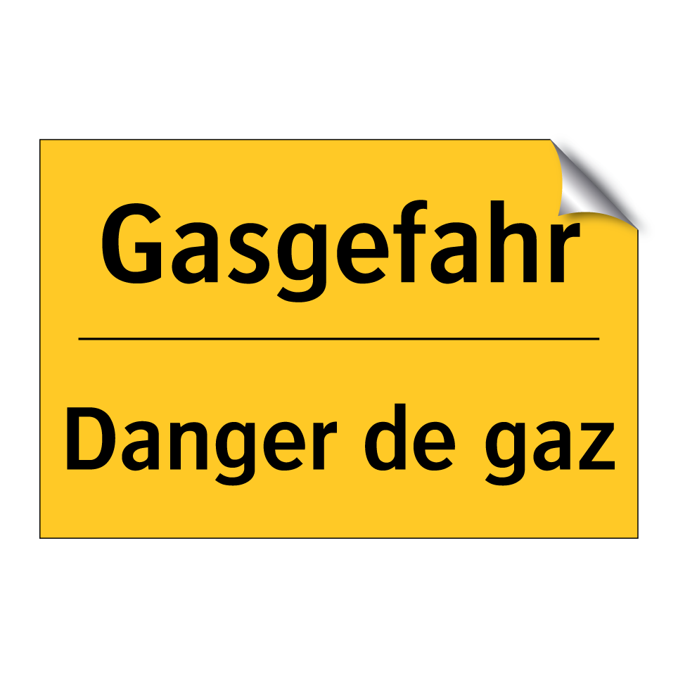 Gasgefahr - Danger de gaz