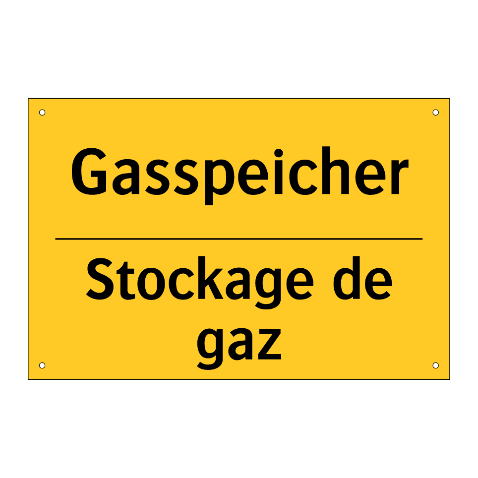 Gasspeicher - Stockage de gaz