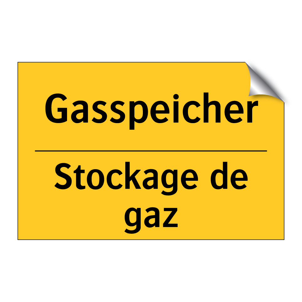 Gasspeicher - Stockage de gaz
