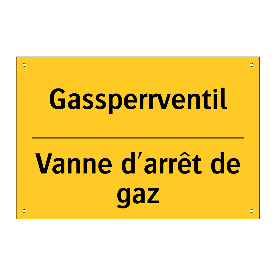 Gassperrventil - Vanne d'arrêt de gaz
