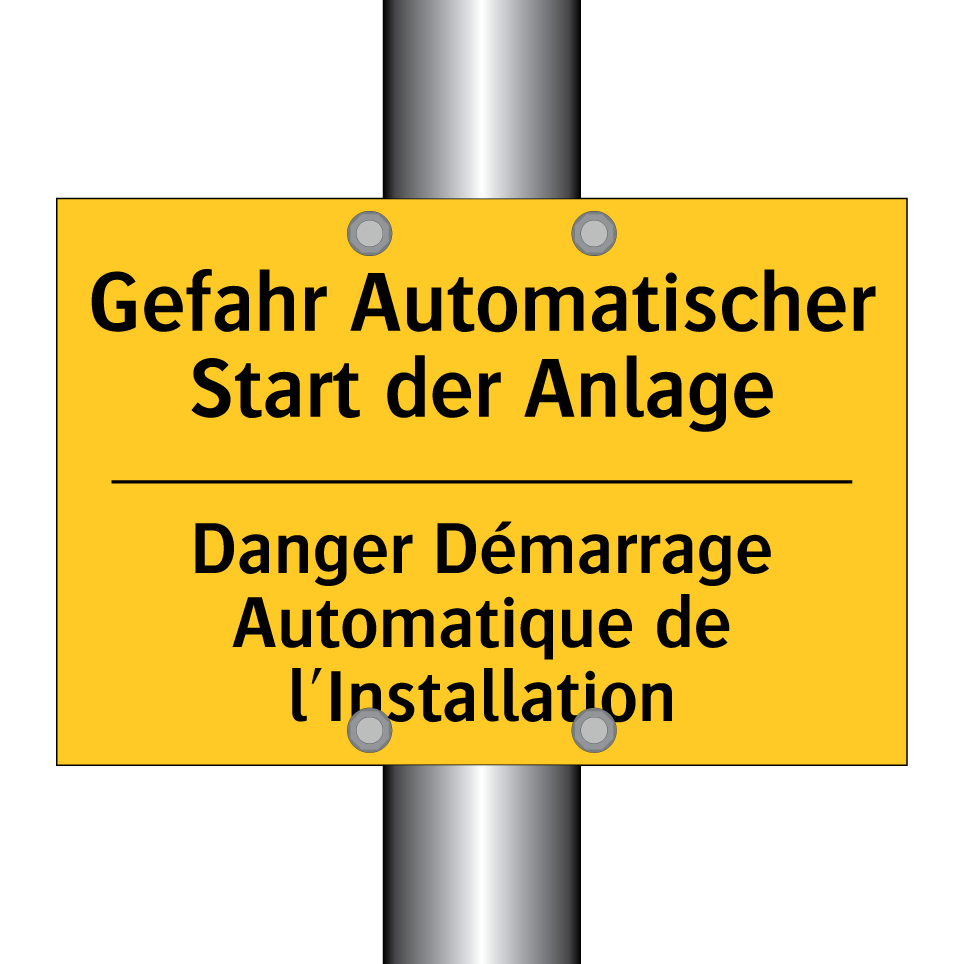 Gefahr Automatischer Start der  /.../ - Danger Démarrage Automatique de  /.../