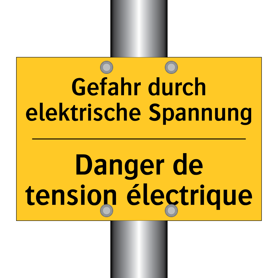 Gefahr durch elektrische Spannung /.../ - Danger de tension électrique