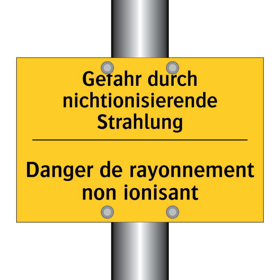Gefahr durch nichtionisierende  /.../ - Danger de rayonnement non ionisant /.../