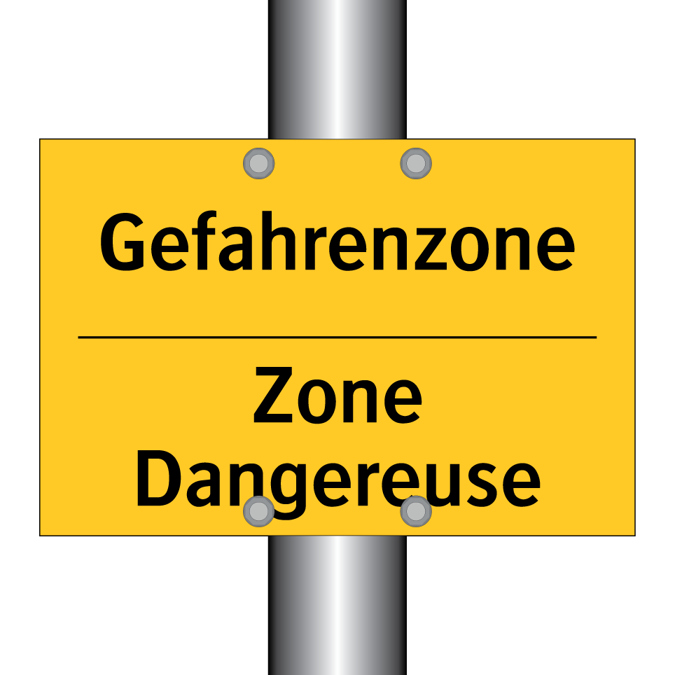 Gefahrenzone - Zone Dangereuse