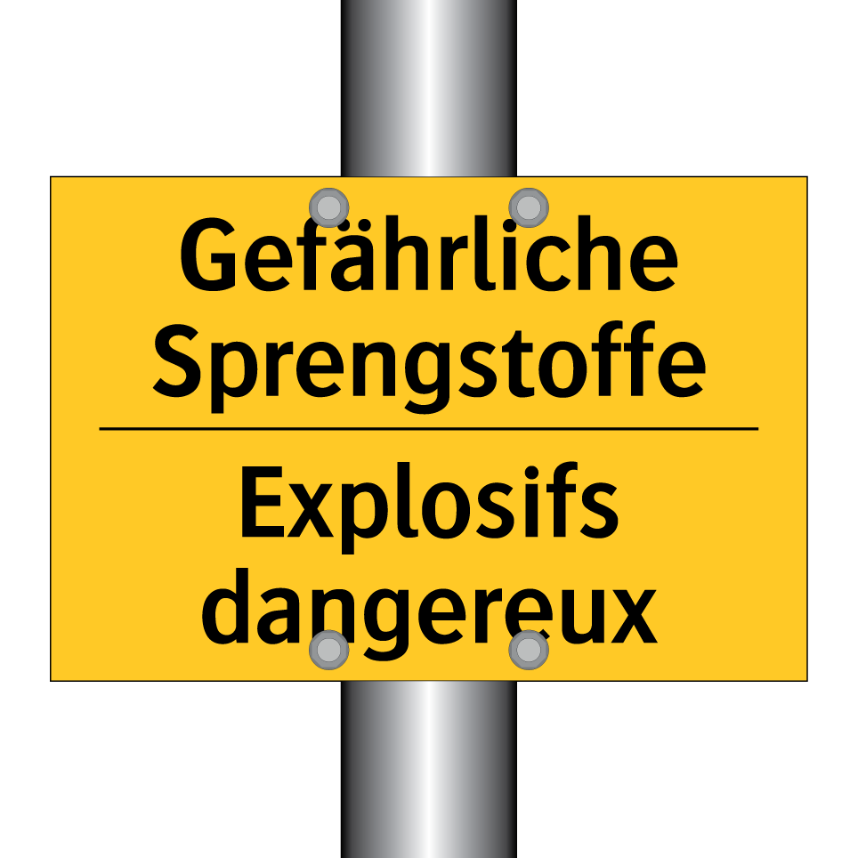 Gefährliche Sprengstoffe - Explosifs dangereux