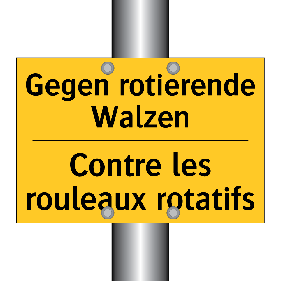 Gegen rotierende Walzen - Contre les rouleaux rotatifs