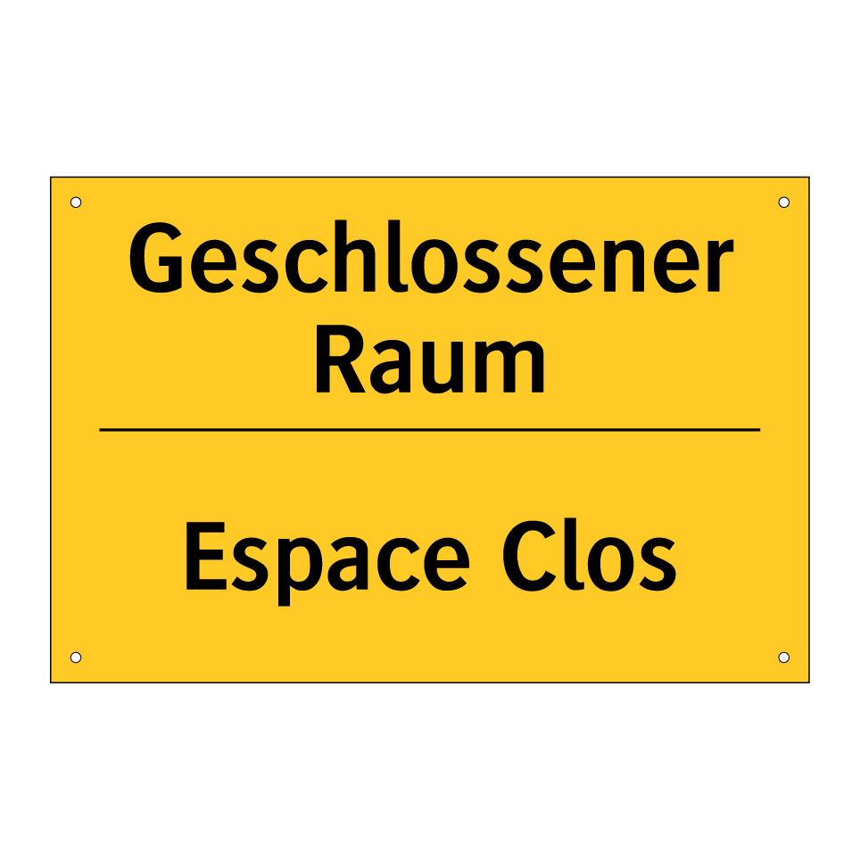 Geschlossener Raum - Espace Clos