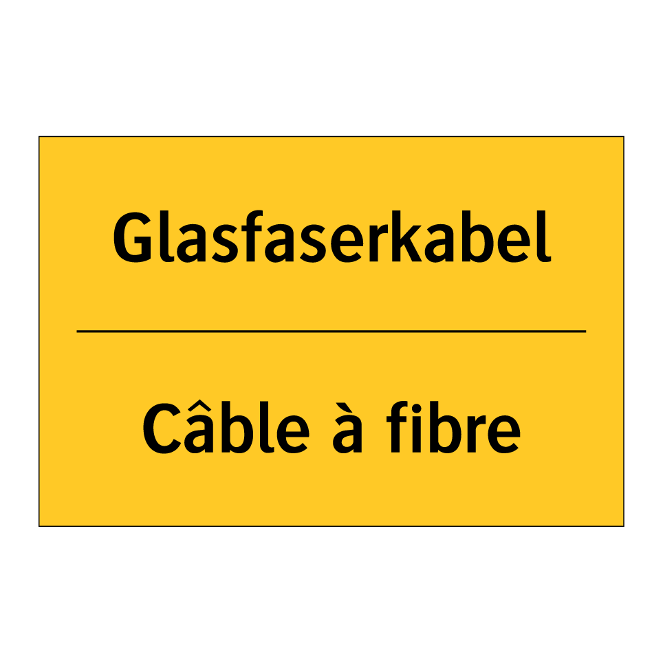 Glasfaserkabel - Câble à fibre