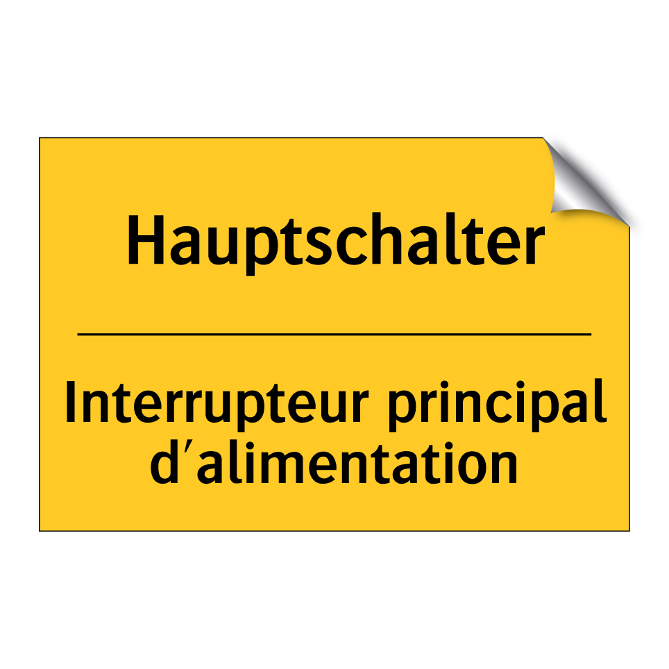 Hauptschalter - Interrupteur principal d'alimentation /.../