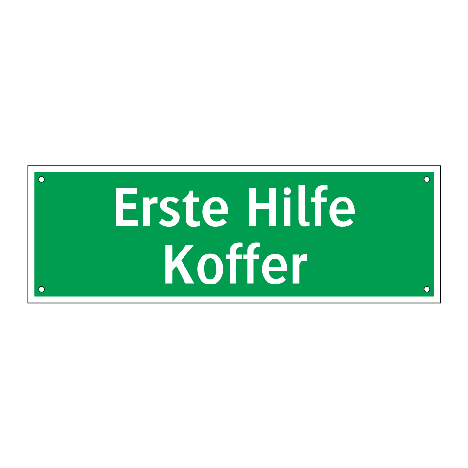 Erste Hilfe Koffer
