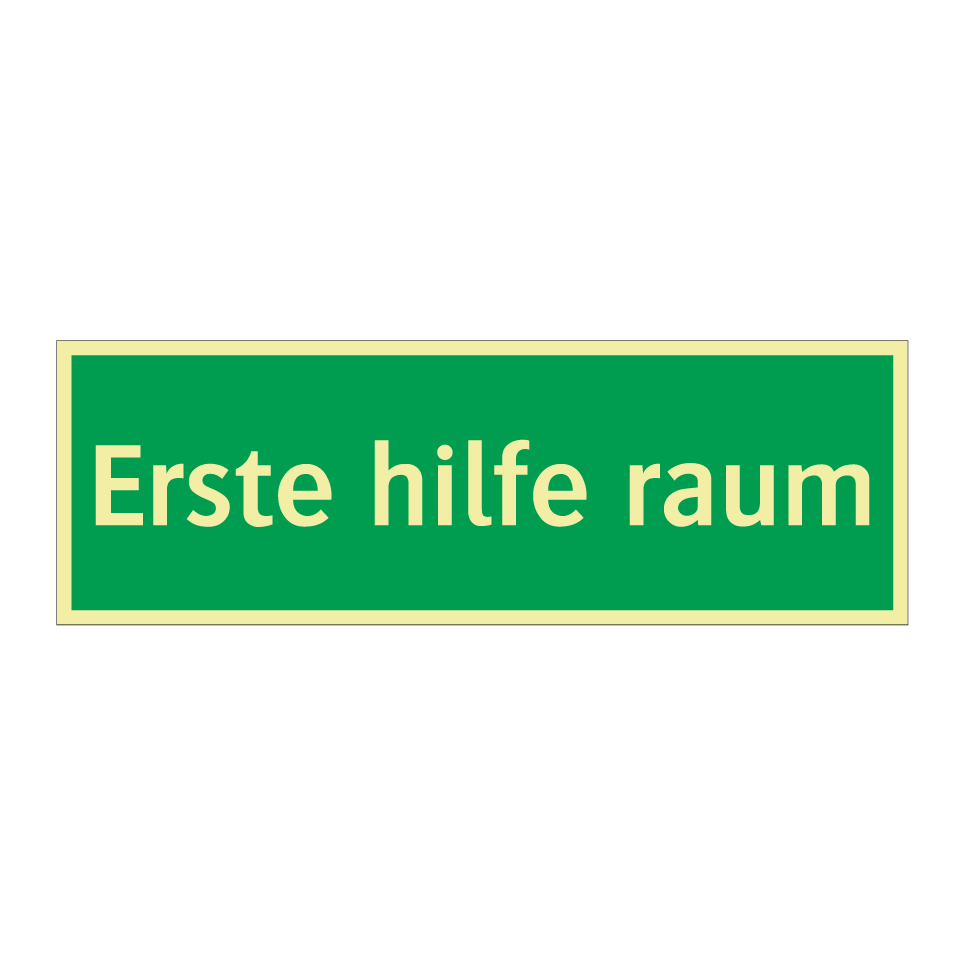 Erste hilfe raum