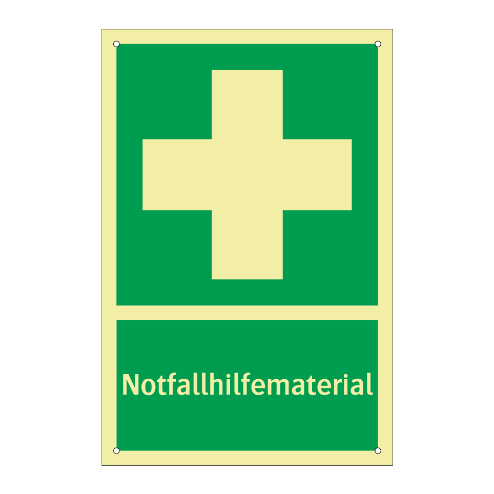 Notfallhilfematerial