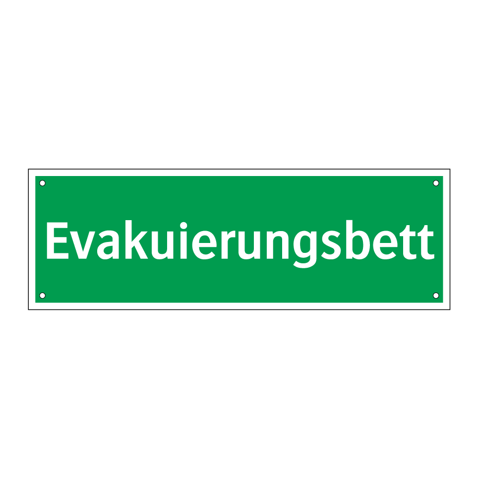 Evakuierungsbett