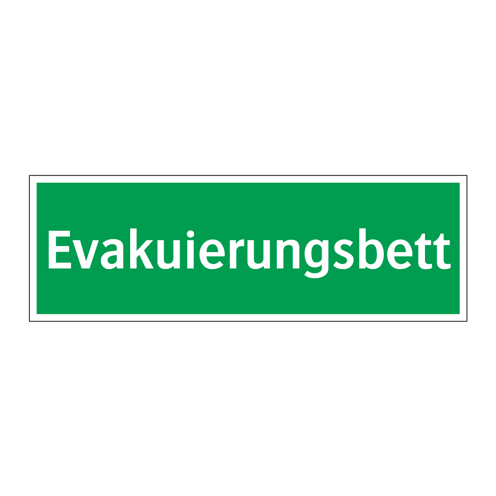 Evakuierungsbett