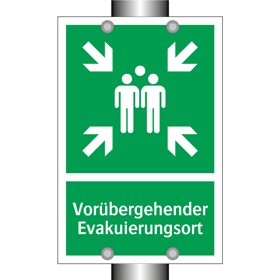 Vorübergehender Evakuierungsort