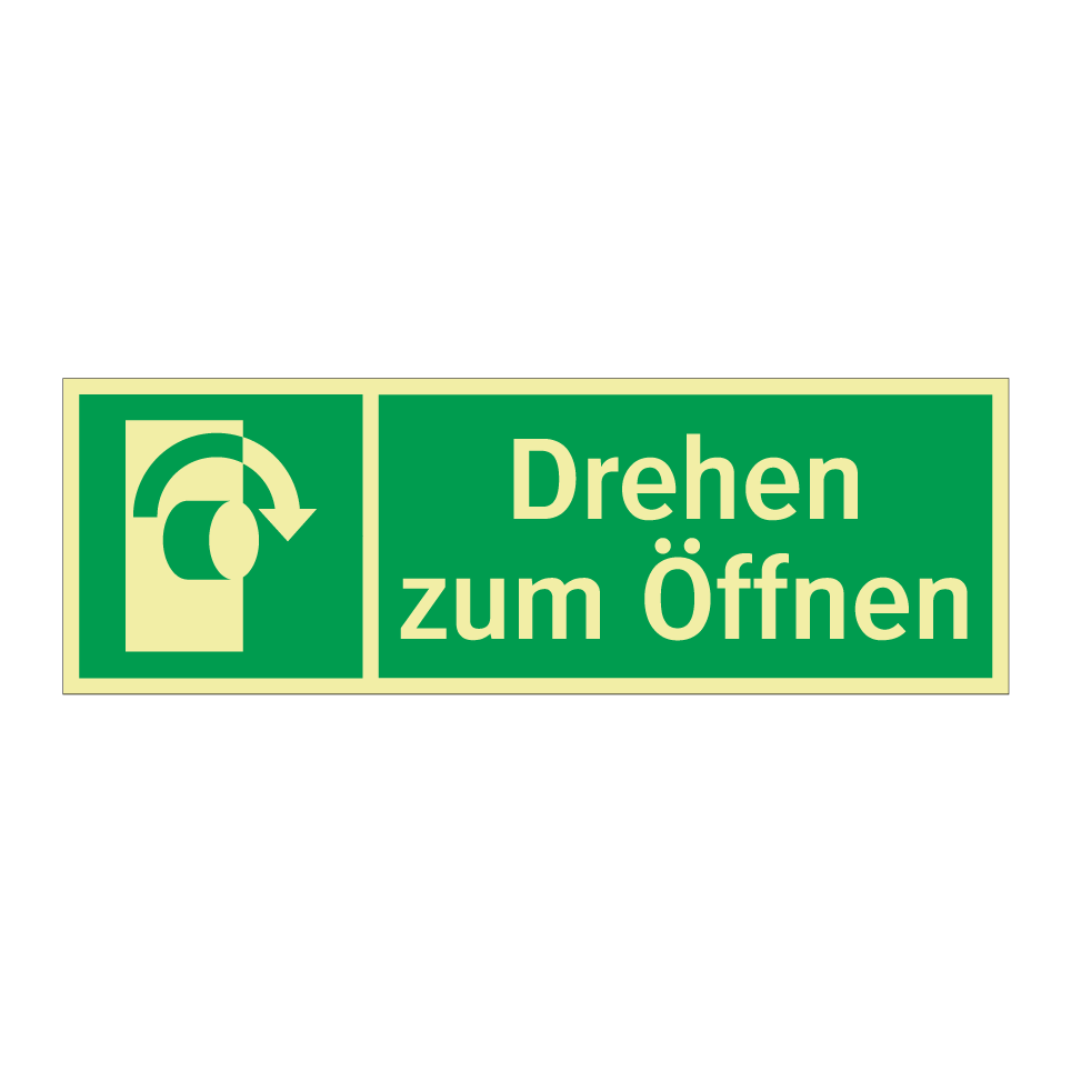 Drehen zum Öffnen