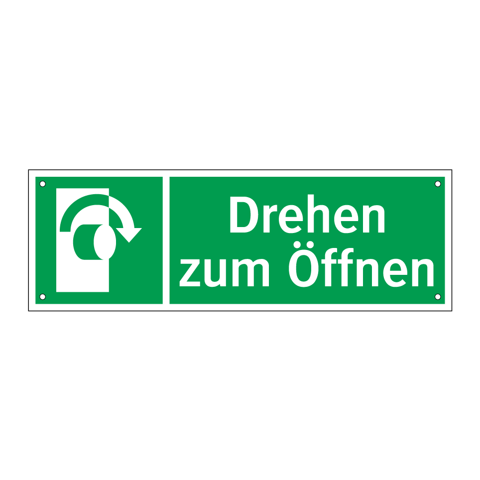 Drehen zum Öffnen