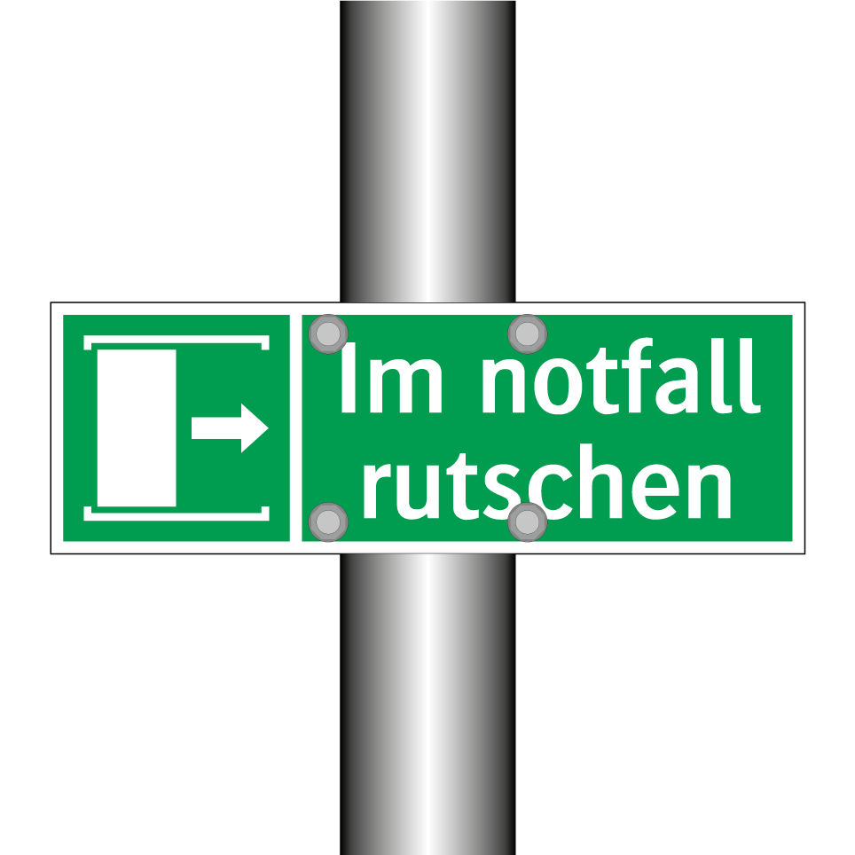 Im notfall rutschen