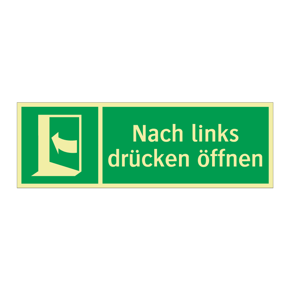 Nach links drücken öffnen