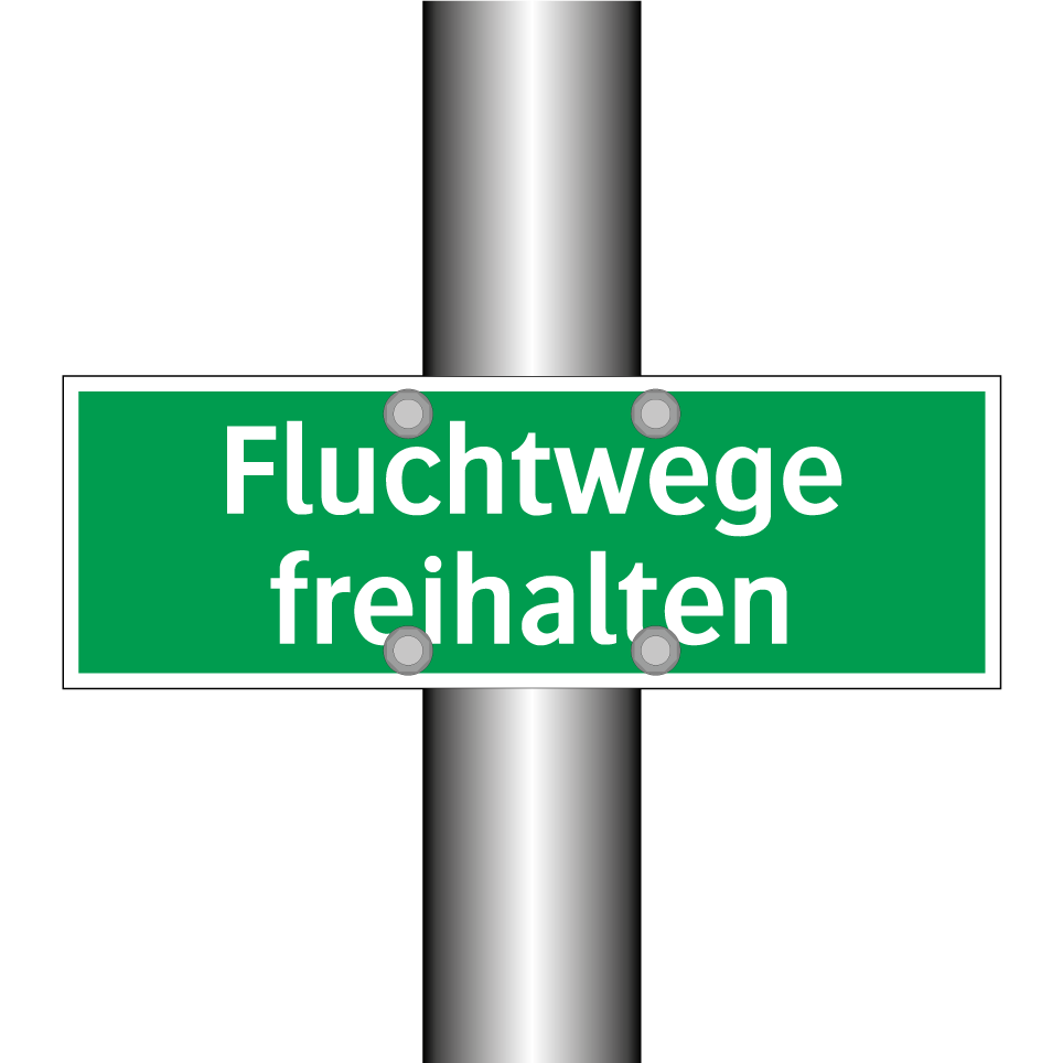 Fluchtwege freihalten