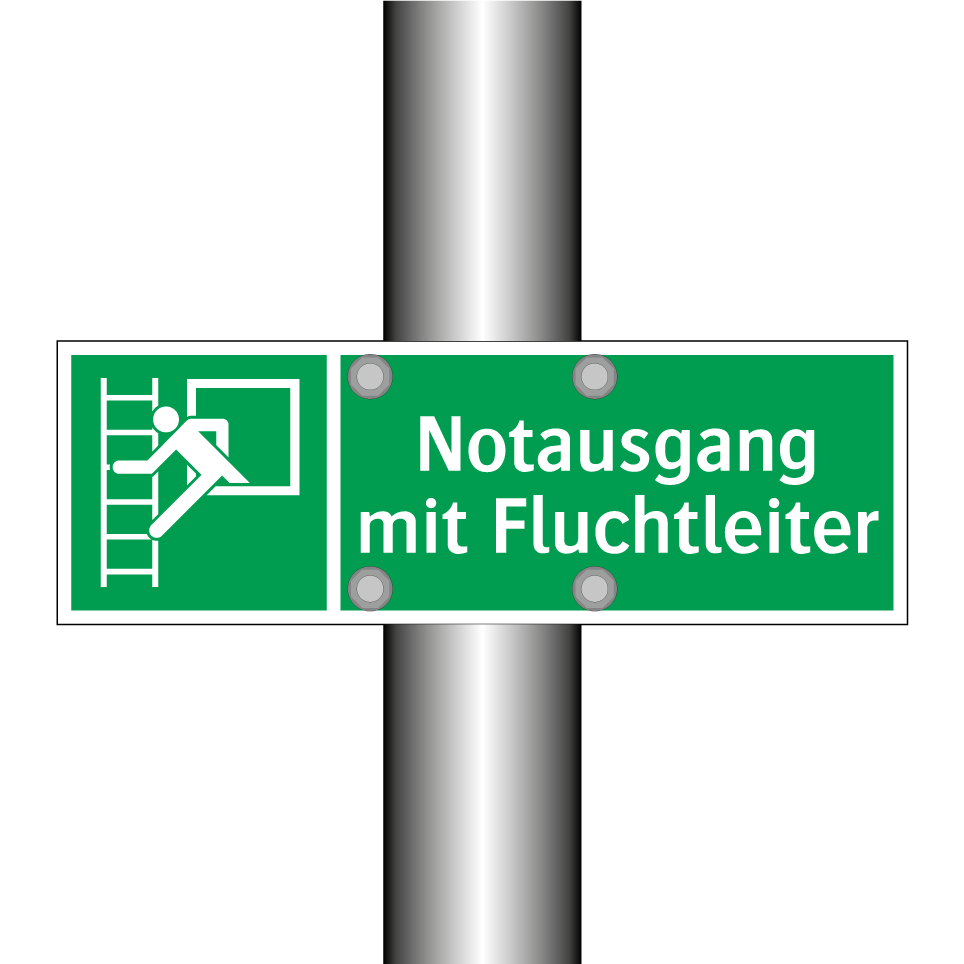 Notausgang mit Fluchtleiter