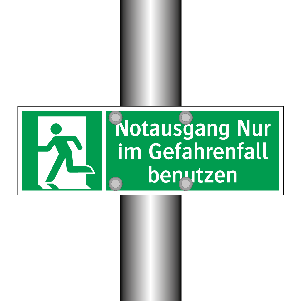 Notausgang Nur im Gefahrenfall benutzen