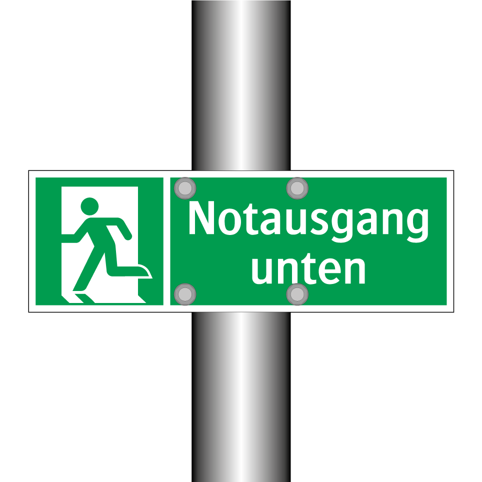 Notausgang unten