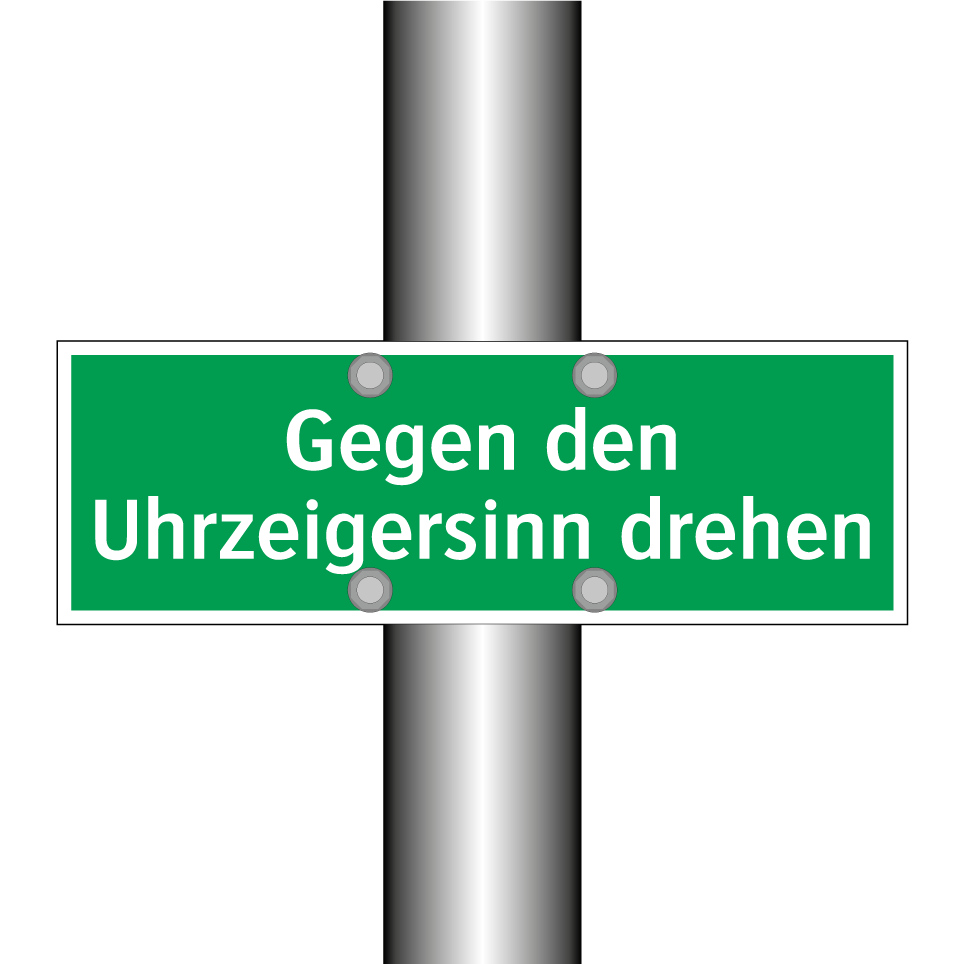Gegen den Uhrzeigersinn drehen