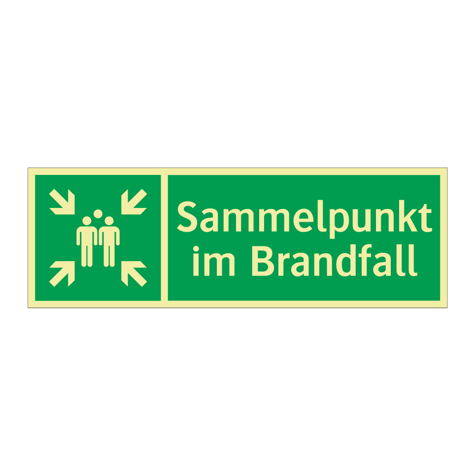 Sammelpunkt im Brandfall