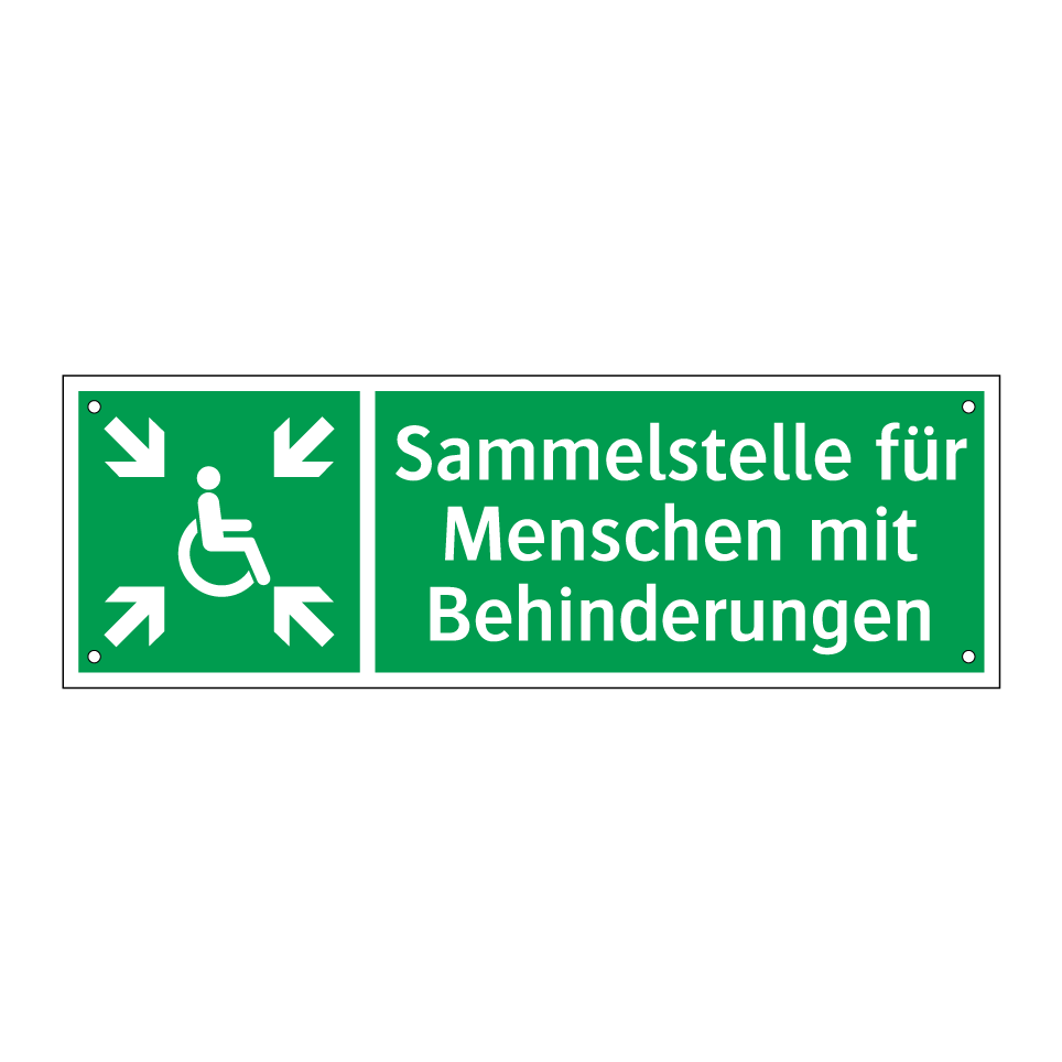 Sammelstelle für Menschen mit Behinderungen