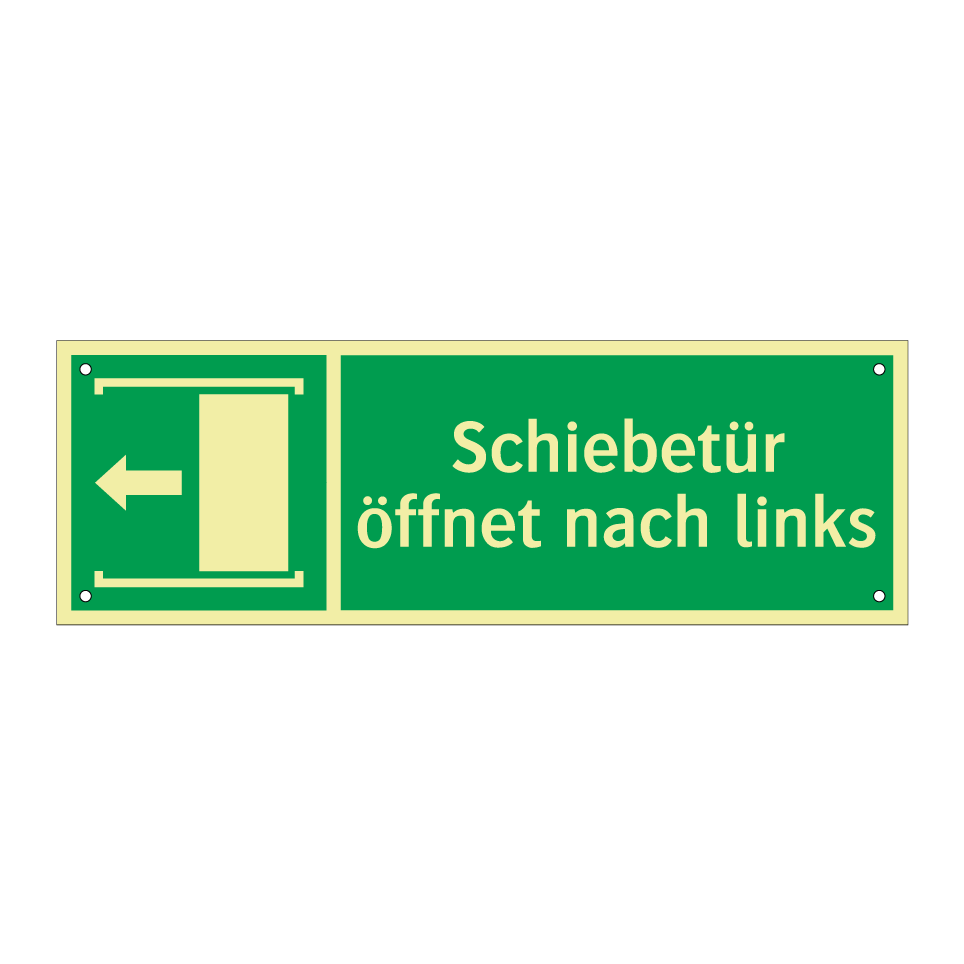 Schiebetür öffnet nach links