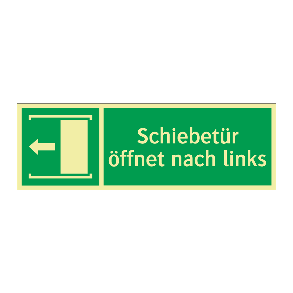 Schiebetür öffnet nach links