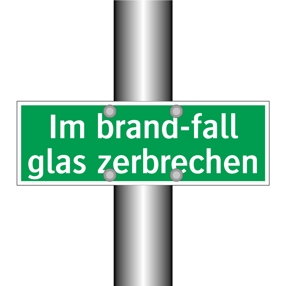 Im brand-fall glas zerbrechen